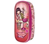 Trousse d'écolier - Gorjuss - Carousel - Saumon - 10 x 23 x 6 cm - Zippée Rose
