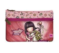 Trousse d'écolier - Gorjuss - Carousel - Saumon - Polyester - 23.4 x 15.5 x 1.5 cm Rose