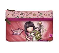 Trousse d'écolier - Gorjuss - Carousel - Saumon - Polyester - 23.4 x 15.5 x 1.5 cm Rose