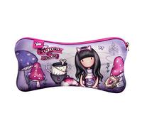 Trousse d'écolier Gorjuss Cheshire cat Violet (22 x 11.3 x 1 cm)