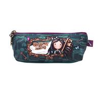 Trousse d'écolier Gorjuss Curiosity Gris Vert (22.3 x 8.8 x 5.7 cm)