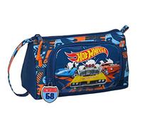 Trousse d'écolier Hot Wheels Speed club Orange Blue marine (20 x 11 x 8.5 cm)