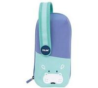 Trousse d'écolier Milan Animals Bleu 22,5 x 11,5 x 11 cm