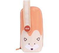 Trousse d'écolier Milan Animals Orange 22,5 x 11,5 x 11 cm