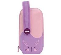 Milan Kit 4 Filled S Fun Animals Special Series Pencil Case Violet Homme
