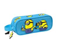 Trousse d'écolier - Minions - Minionstatic - Bleu - Polyester 300D - 21 x 8 x 6 cm Bleu