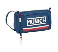 Trousse d'écolier - Munich - Soon - Bleu - Polyester 600D - 20 x 11 x 8.5 cm Bleu