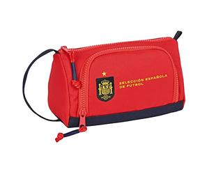 Trousse d'écolier RFEF Bleu Rouge 20 x 11 x 8.5 cm