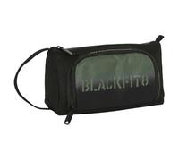 Trousse d'écolier - SAFTA - BlackFit8 - Noir - Vert militaire - Matériaux recyclés - 20x11x8.5cm Noir