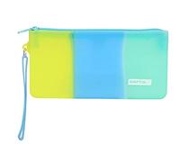 Trousse d'écolier Safta Bleu Vert Jaune (21 x 10.5 x 2 cm)