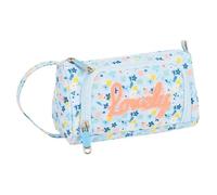 Trousse d'écolier - SAFTA - Moos Lovely - Bleu - Matériaux recyclés - 20x11x8.5 cm Bleu