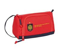 Trousse d'écolier - SAFTA - RFEF - Bleu Rouge - 32 pièces - 20x11x8.5 cm Rouge