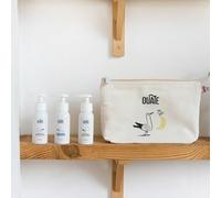 Trousse découverte de soins pour bébé - 3x50ml - Gel lavant à l'aloe vera BIO + Liniment à l'huile d'olive + Hydratant à l'huile d'amande douce - OUATE - Gamme 100% rechargeable