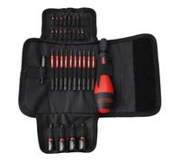 Trousse d'embouts de vissage à chocs 1/4' avec tournevis porte-embouts 31 pièces KS TOOLS - 515.2303F