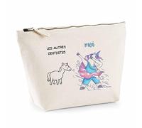 Trousse Dentistes Les Autres vs Moi | Pochette Toilette Maquillage Idée Sac Cadeau