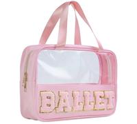 Trousse d'infirmière pour infirmière, trousse d'assistant médical, trousse de toilette transparente et portable en chenille, cadeau d'infirmière, pochette clinique pour étudiants, Stb-fs-ballet