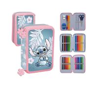 Trousse Disney - Stitch Blue Hawaii (3 Compartiments)