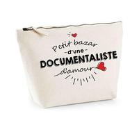 Trousse documentaliste Bazar d'amour | Pochette Toilette Maquillage Idée Sac Cadeau