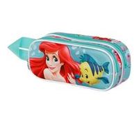Trousse Double 3D - Disney Ariel Sea - Bleu - Taille Unique Bleu G