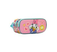 Trousse Double 3D - Disney Daisy Duck Oops - Rose - Taille Unique