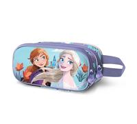 Trousse Double 3D - Disney La Reine des Neiges 2 (Frozen) Spring - Bleu - Taille Unique Bleu