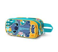 Trousse Double 3D - Disney Lilo et Stitch Colors - Turquoise - Taille Unique Bleu