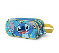 Trousse Double 3D - Disney Lilo et Stitch Hello - Bleu - Taille Unique Bleu
