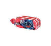 Trousse Double 3D - Disney Lilo et Stitch Thing - Rose - Taille Unique