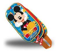 Trousse Double 3D - Disney Mickey Mouse Glad - Bleu - Taille Unique Bleu