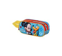 Trousse Double 3D - Disney Mickey Mouse Pal - Bleu - Taille Unique