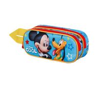 Trousse Double 3D - Disney Mickey Mouse Pal - Bleu - Taille Unique Bleu