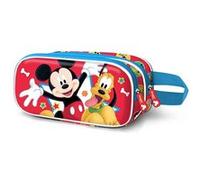 Disney Mickey Mouse Star-Trousse 3D Double, Multicolore, 22 x 10 cm