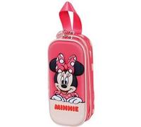 Trousse Double 3D - Disney Minnie Mouse Bobblehead - Rose - Taille Unique Rose G