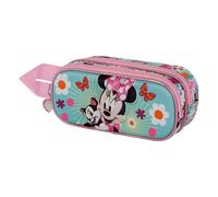Trousse Double 3D - Disney Minnie Mouse Figaro - Rose - Taille Unique Rose