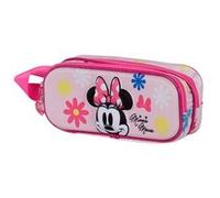 Trousse Double 3D - Disney Minnie Mouse Floral - Rose - Taille Unique Rose G