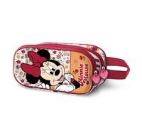 Trousse Double 3D - Disney Minnie Mouse Flowered - Rouge - Taille Unique Rouge