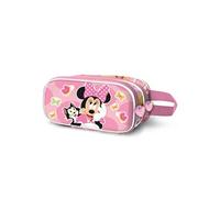Trousse Double 3D - Disney Minnie Mouse Kitten - Rose - Taille Unique