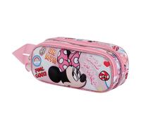 Trousse Double 3D - Disney Minnie Mouse Power - Rose - Taille Unique Rose