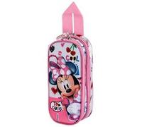Trousse Double 3D - Disney Minnie Mouse Too Cute - Rose - Taille Unique Rose G
