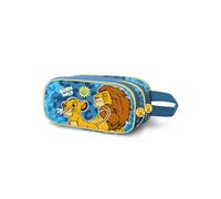 Trousse Double 3D - Disney Roi Lion Wild - Bleu - Taille Unique