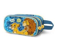 Trousse Double 3D - Disney Roi Lion Wild - Bleu - Taille Unique Bleu G