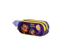 Trousse Double 3D - Disney Wish, Asha et la Bonne Etoile Star - Lilas - Taille Unique