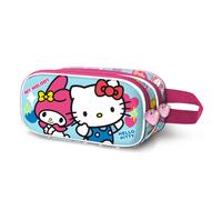Trousse Double 3D - Hello Kitty Friendship - Bleu- Taille Unique Bleu