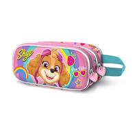 Trousse Double 3D - La Pat' Patrouille Happy - Rose - Taille Unique Rose