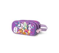Karactermania Paw Patrol La Pat' Patrouille Magic-Trousse 3D Double, Lilas, 22 x 10 cm