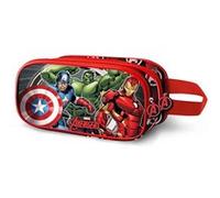 Trousse Double 3D - Marvel Avengers Almighty - Rouge - Taille Unique Rouge G