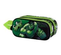 Trousse Double 3D - Marvel Hulk Superhuman - Vert - Taille Unique Vert G