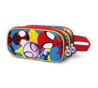 Trousse Double 3D - Marvel Spiderman Amazing - Rouge - Taille Unique Rouge G