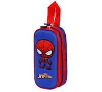 Trousse Double 3D - Marvel Spiderman Bobblehead - Bleu - Taille Unique Bleu G