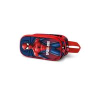 Trousse Double 3D - Marvel Spiderman Solid - Bleu - Taille Unique